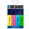 EVIDENZIATORE STAEDTLER - TEXTSURFER CLASSIC - BUSTA CON 4 COLORI - PUNTA A SCALPELLO - 364-WP4 - CODICE 44744