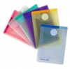 BUSTA CON VELCRO - CM. 8X11,5 - IN PPL - CONF. 6 COLORI ASSORTITI - B510219 - DJOIS - CODICE 80543