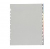 DIVISORI MAXI PPL 12 TACCHE PERSONALIZZABILI - 22X30 - GRIGIO - FAVORIT - 400006688