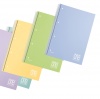 QUADERNO SPIRALATO - PASTEL ONE COLOR - 16,2X21 - (A5+) - QUADRO MM. 5 - 80 FG - 80 GR. - PPL - 7039 - CODICE 89095