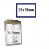 ETICHETTE PREZZATRICE 26X19 - BIANCO - PERMANENTE - PER PRINTEX Z 17 - CORNICE BLU - 10 ROTOLI DA 600 ETICHETTE