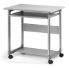 CARRELLO MULTIFUNZIONE SYSTEM 75 FH - 3 RIPIANI CON RUOTE - 75X53,4X77 CM. - GRIGIO - DURABLE