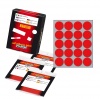 ETICHETTE ADESIVE D.27 - ROSSO - C.08 - (10 FOGLI PER 20 ETICHETTE) - CODICE 36388