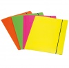 CARTELLINA 3 LEMBI - SHOCKING FILE - CON ELASTICO -  25,5X35,5 CM. - COLORI FLUO ASSORTITI - FELLOWES - CODICE 68090