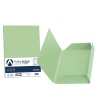 CONFEZIONE 25 CARTELLINE 3 LEMBI - ACQUA - VERDE CHIARO - 200 GR. - LUCE FAVINI - 24,5X34,5 - A50P434