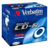 CD-R VERBATIM 80' 700 MB. - (52X) - JEWEL CASE - SERIGRAFATA CRYSTAL - 43327/10