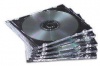 CUSTODIA PLASTICA PER CD-ROM SLIM BASE - CONFEZIONE 25 PEZZI - NERA