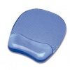 MOUSE PAD CON POGGIAPOLSO IN GEL TRASPARENTE - BLU - (91141) - CODICE 40291