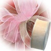 ROTOLO NASTRO ORGANZA LUCY - AVORIO 44 - 38 MM. X 25 MT.