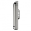 PORTACENERE INOX DA MURO H. 48 CM.