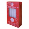 SCATOLA 10 CANDELE STEARICHE BIANCHE H155 MM.