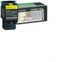 TONER LEXMARK C540/543/X544/543 - GIALLO - ALTA CAPACITA' - RETURN PROGRAM - ORIGINALE