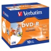 DVD-R VERBATIM 4,7 GB. - CONFEZIONE 10 PEZZI - 16 X - PHOTO STAMP INK-JET