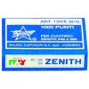 PUNTI ZENITH 130/E - (6/4) - (PASSO 64 - ACCIAIO NATURALE) - (CONFEZIONE 1.000 PUNTI) - CODICE 28176