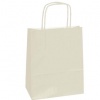 SHOPPERS CARTA KRAFT - AVORIO - 45X15X36 CM. TWISTED - CONF. 25 PEZZI