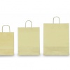 SHOPPERS CARTA KRAFT - AVORIO - 32X13X40 CM. TWISTED - CONF. 25 PEZZI