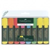 EVIDENZIATORE TEXLINER 48 - BUSTA CON 8 PEZZI ASSORTITI - FABER-CASTELL - 154862 - CODICE 65002