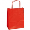 SHOPPERS CARTA KRAFT - ROSSO - 22X10X29 CM. TWISTED - CONF. 25 PEZZI