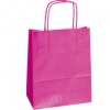 SHOPPERS CARTA KRAFT - MAGENTA - 36X12X41 CM. TWISTED - CONF. 25 PEZZI