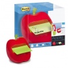 DISPENSER 3M MELA + 1 RICARICA POST-IT Z-NOTE VERDE PASTELLO NEON - 76X76 MM.