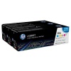 TONER HP - CF373AM - MULTIPACK 3 TONER COLORI - (125A) - CP1215/1515N/CM1312 - ORIGINALE