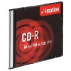 CD-R IMATION 80' 700 MB - KIT 10 PEZZI - (52X) - SLIM CASE