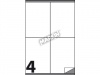 COPIATABU - C505 - 105X140 - CONFEZIONE 400 ETICHETTE - CON MARGINE - (FSC) - CODICE 31138