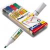 PENNARELLO PENTEL MW85 PER LAVAGNA - KIT 4 PEZZI - (NERO-BLU-ROSSO-VERDE) - TRATTO 1,9 MM. - (0100863)