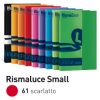 CARTA FOT.A4 GR.200 - SCARLATTO 61 - CONFEZIONE 50 FOGLI - RISMALUCE SMALL