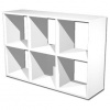 LIBRERIA 6 CASELLE 104X29,2 CM. - H. 69,8 CM. - BIANCO - RAINBOW