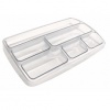 VASCHETTA PORTACANCELLERIA - 25,3X3,4X15,7 CM. - TRASPARENTE NEUTRO - TR3110CR - ARDA