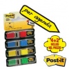 POST-IT INDEX PACK 4+2 BLISTER 140 IN 4 COLORI CLASSICI - CODICE 61851