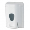 DISPENSER DA MURO PER SAPONE LIQUIDO - 15,9X8X10,5 CM. - CAPACITA' DA 0,55 LT. - BIANCO - MAR PLAST - CODICE 62767