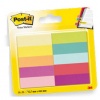 POST-IT INDEX IN CARTA 670-10AB-EU - 10 COLORI ASSORTITI INDEX MM. 12,7X44 - CODICE 74631