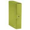 SCATOLA PORTAPROGETTI - DORSO 8 CM. - VERDE METAL - WOW - LEITZ