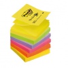 BL POST-IT SUPER STICKY Z-NOTES - R330-NR NEON - 76X76 - (7100296020) - CODICE 67425