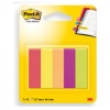 POST-IT INDEX IN CARTA 670-5JA-EU - 5 COLORI ASSORTITI - 12,7X44 MM. - (63135) - CODICE 74362