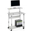 CARRELLO PER PC WORKSTATION - SYSTEM 80 VH GRIGIO