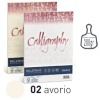 CARTA CALLIGRAPHY 200 GR. - A4 - AVORIO 02 - CONFEZIONE 50 FOGLI - MILLERIGHE - FAVINI