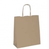 SHOPPERS CARTA BIOKRAFT - AVANA - 45X15X50 CM. - MANIGLIE CORDINO - CONFEZIONE 25 PEZZI