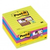 BL POST-IT SUPER STICKY 675-6SUCC- ULTRACOLOR - RIGHE- 100X100