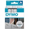 NS DYMO D1 - 12 MM. X 7 MT. - NERO/TRASPARENTE - 450100 - S0720500 - CODICE 27858