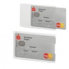 TASCA PORTA CARTE DI CREDITO 5,4X8,7 CM. - RFD SECURE - TRASPARENTE/ARGENTO - DURABLE - CODICE 82729