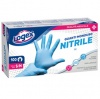 GUANTI IN NITRILE NON TALCATI TG. S/M - CONFEZIONE 100 PEZZI - AZZURRI - LOGEX PROFESSIONAL - USO MEDICALE