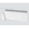 TASTIERA+MOUSE SLIM WIRELESS MK470 - OFFWHITE - BIANCA - LOGITECH